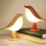 Vogel-förmige Tischlampe mit Farbwechsel-Funktion