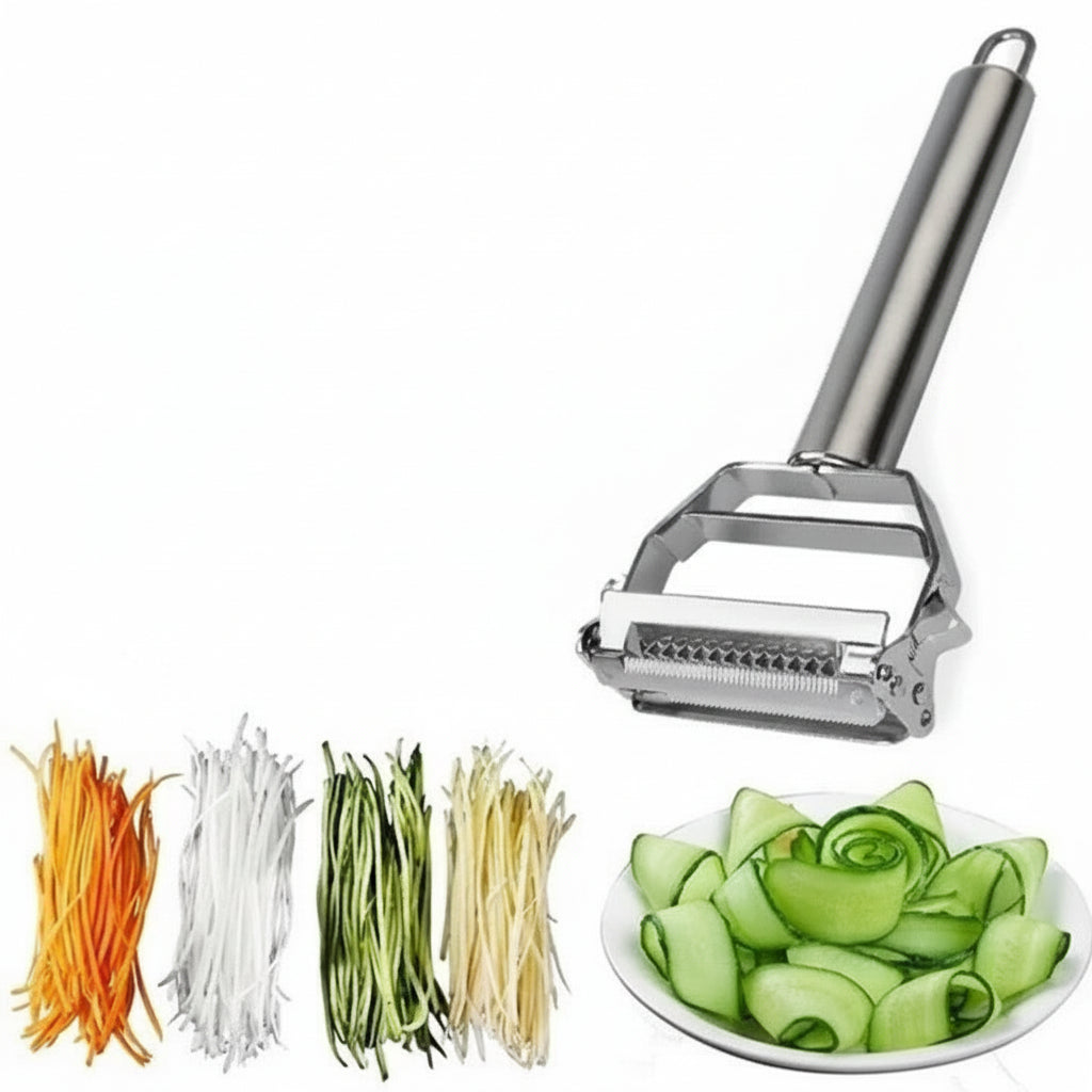 Edelstahl Gemüseschneider mit Julienne-Klinge