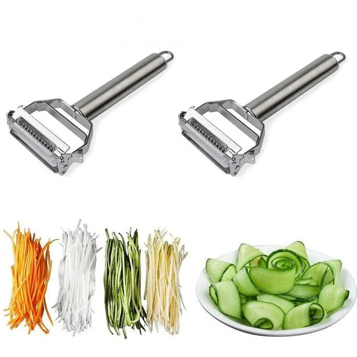 Edelstahl Gemüseschneider mit Julienne-Klinge