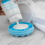 Langer Lotionapplikator mit Rollkopf für mühelose Anwendung