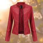 Damen Lederjacke mit Reißverschluss für jeden Anlass