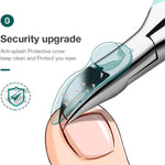 Nageltrimmer mit breitem Öffnungsmechanismus für einfache Anwendung