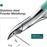 Nageltrimmer mit breitem Öffnungsmechanismus für einfache Anwendung