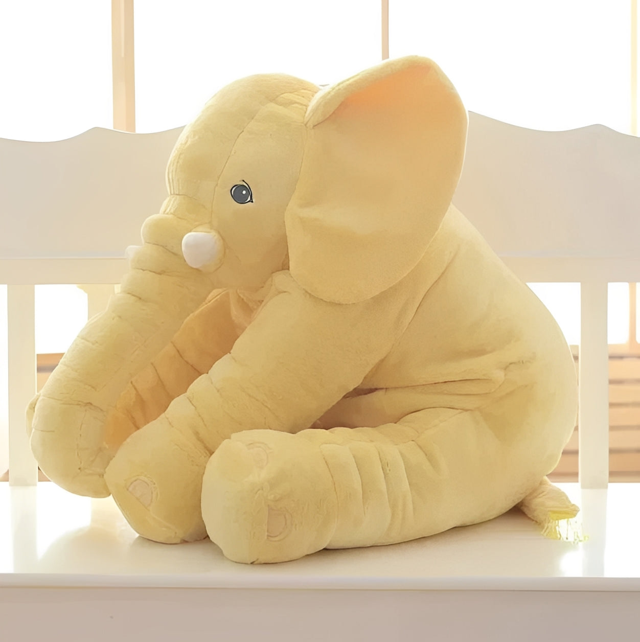 Kuscheliges Elefantenkissen für Babys mit weicher Unterstützung