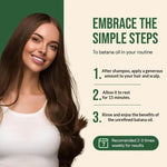 Feuchtigkeitsspendendes Haaröl mit Rosmarin und Vitamin E