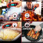 Präzises Digitalthermometer für Fleisch mit Sofortmessung