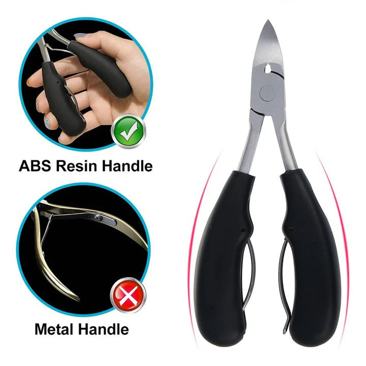 Breite Nagelknipser für Dicke Nägel mit Integrierter Feile