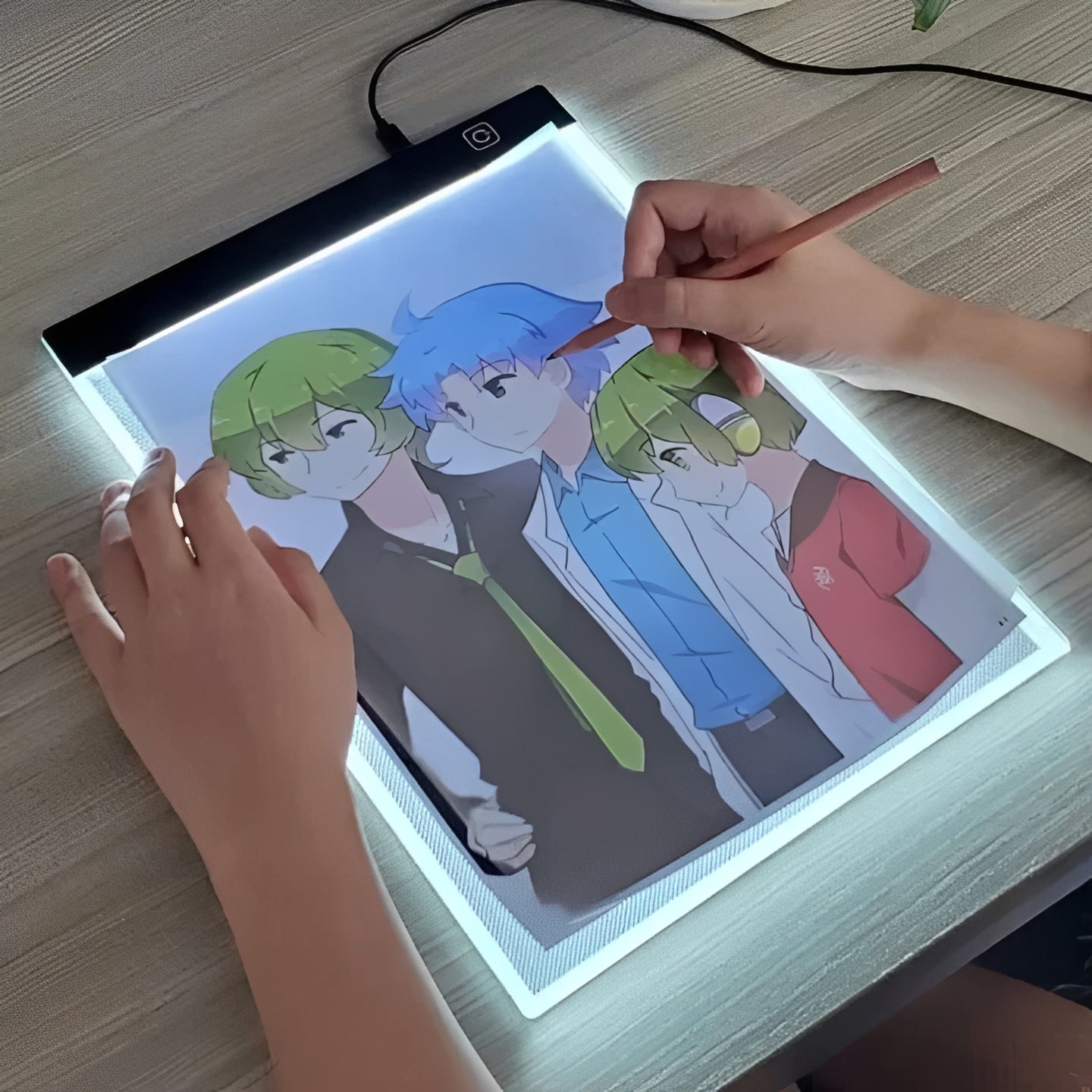 LED Zeichenpad mit Flexibler Helligkeitsanpassung für Kreatives Arbeiten