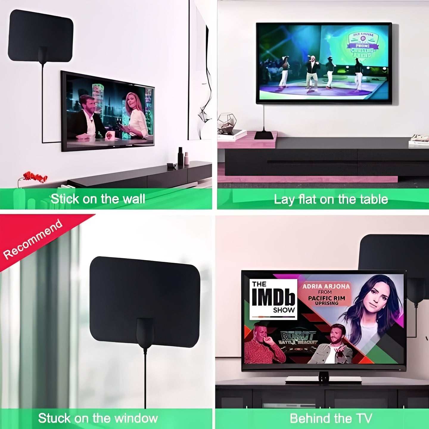 Hochleistungs-Innenantenne für optimierten TV-Empfang