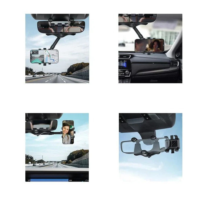 Vielseitige KFZ-Handyhalterung für den Rückspiegel