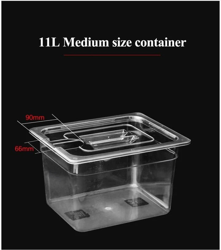 Präziser Kochbehälter für Sous Vide mit Deckel