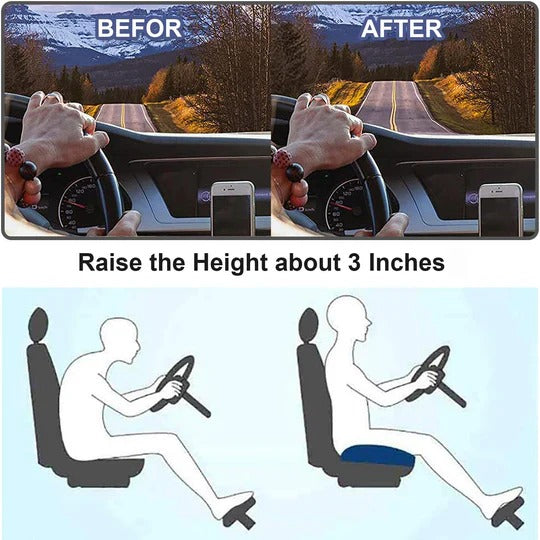 Ergonomisches Autokissen für verbesserten Sitzkomfort