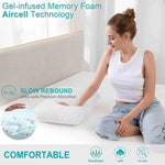 Kühler Memory Foam Kissen für optimalen Schlafkomfort