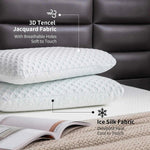 Kühler Memory Foam Kissen für optimalen Schlafkomfort