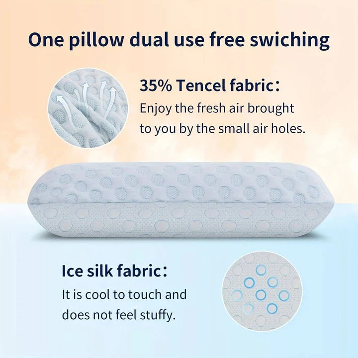 Kühler Memory Foam Kissen für optimalen Schlafkomfort