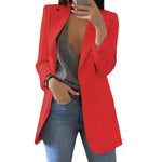 Eleganter Damenblazer mit offenem Frontdesign für jeden Anlass