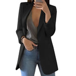 Eleganter Damenblazer mit offenem Frontdesign für jeden Anlass