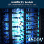 Elektronischer Insektenvernichter mit UV-Licht und Auffangschale