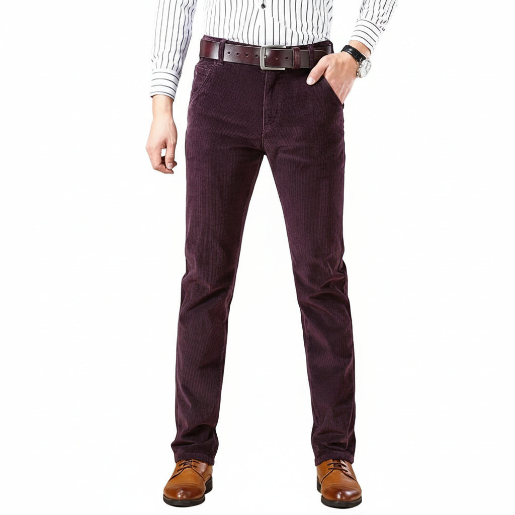 Herren Stretch-Corduroyhose für jeden Anlass