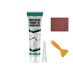 Keramische Oberflächenreparatur mit Füllpaste