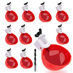 Set von 10 Automatischen Wassertränken für Geflügel
