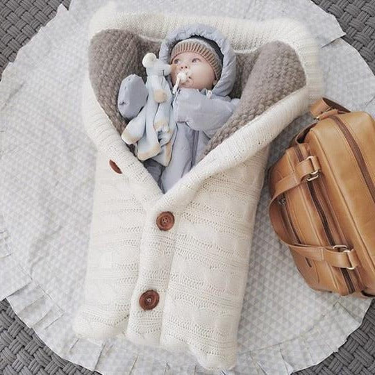 Gemütliche Babydecke aus Fleece für Neugeborene