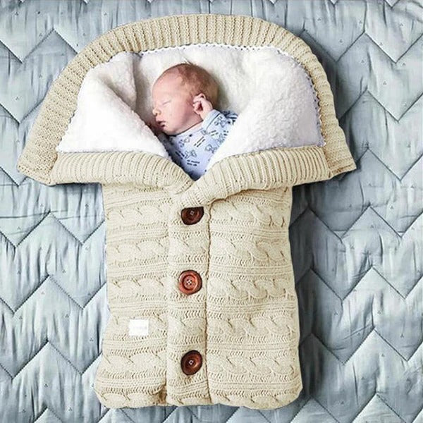 Gemütliche Babydecke aus Fleece für Neugeborene