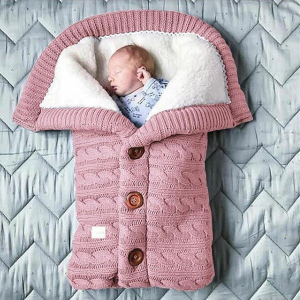 Gemütliche Babydecke aus Fleece für Neugeborene
