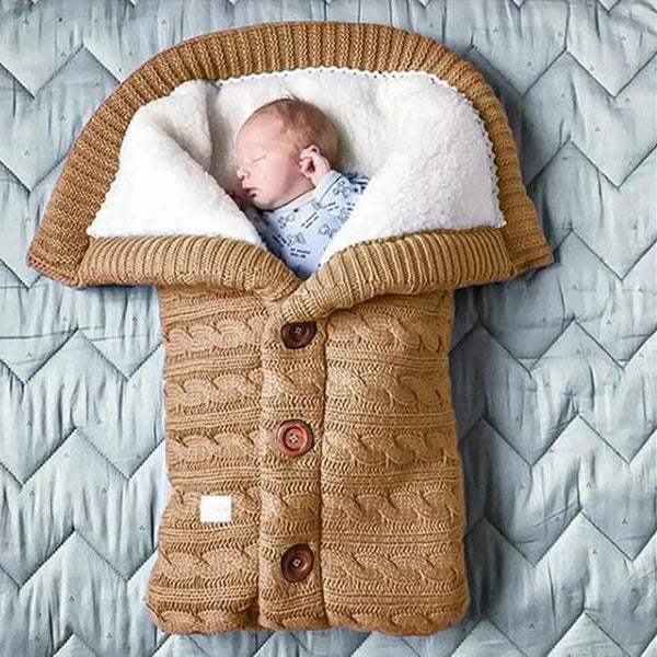 Gemütliche Babydecke aus Fleece für Neugeborene