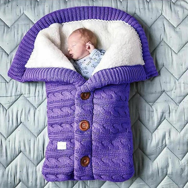 Gemütliche Babydecke aus Fleece für Neugeborene