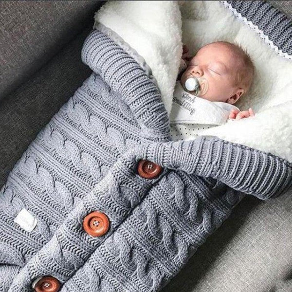 Gemütliche Babydecke aus Fleece für Neugeborene