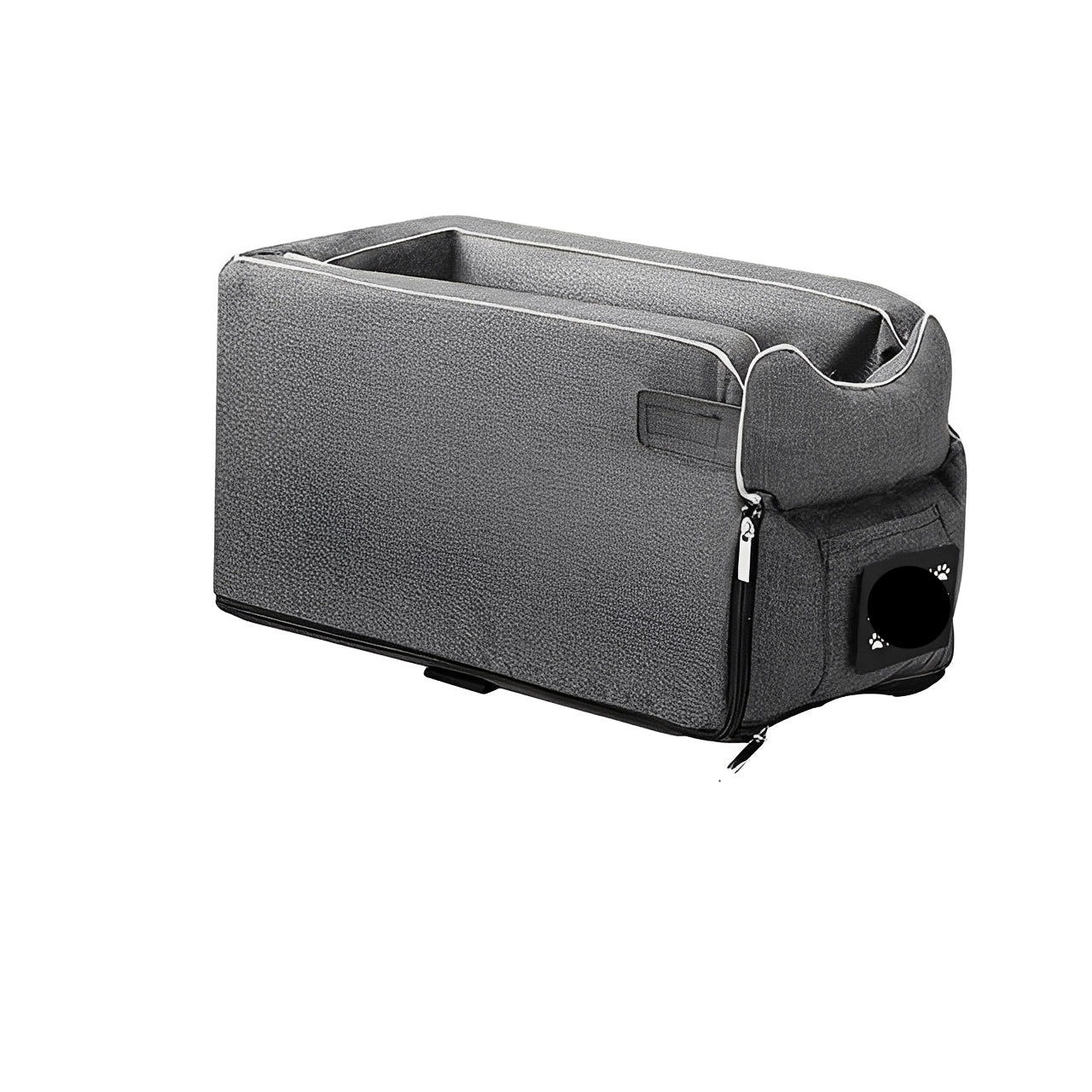 Sicherer Autositz für kleine Haustiere mit Armlehnenmontage