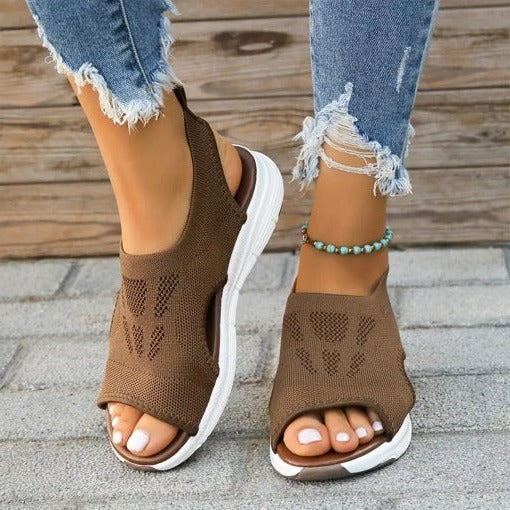Bequeme Sandalen für Damen mit Fußgewölbeunterstützung
