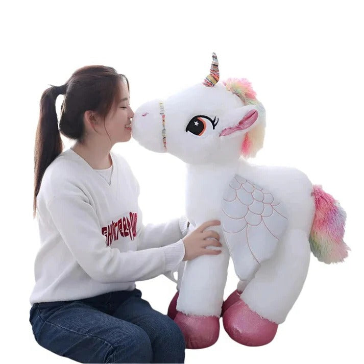 Riesiges Kuscheltier Einhorn für Spiel und Schlaf