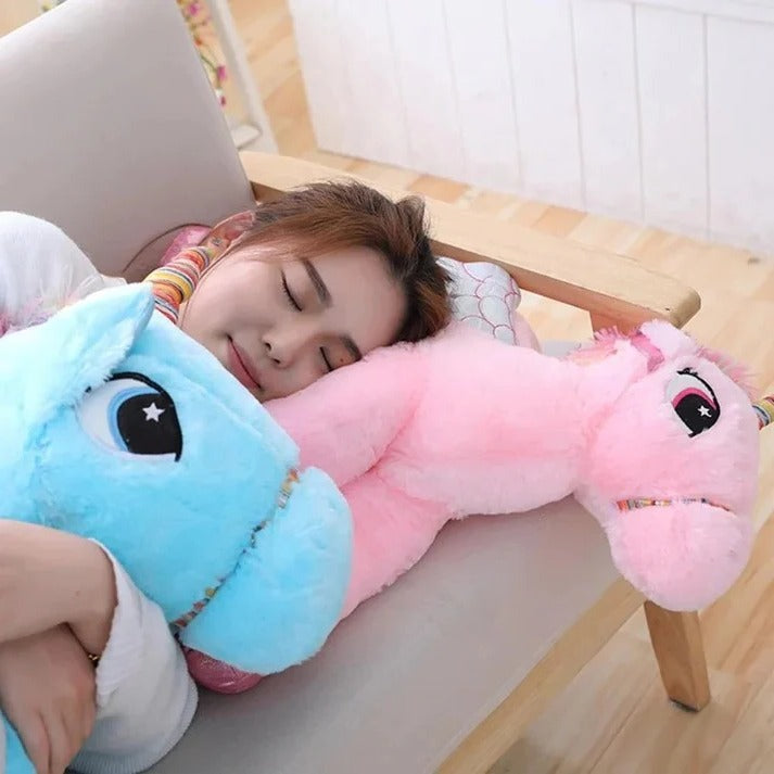 Riesiges Kuscheltier Einhorn für Spiel und Schlaf