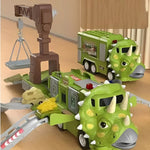 Dino-Truck Spielzeug mit Licht, Ton und Stauraum