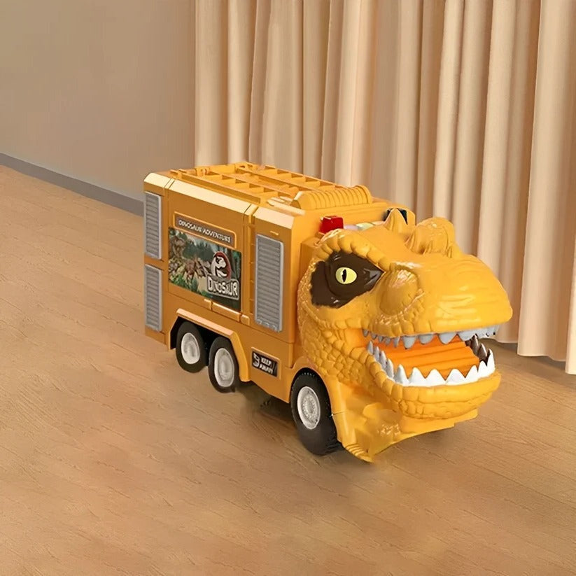 Dino-Truck Spielzeug mit Licht, Ton und Stauraum