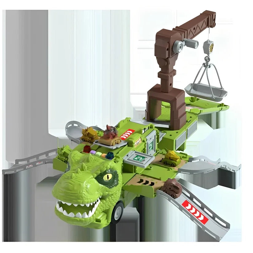 Dino-Truck Spielzeug mit Licht, Ton und Stauraum