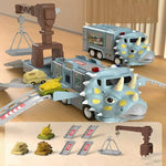 Dino-Truck Spielzeug mit Licht, Ton und Stauraum