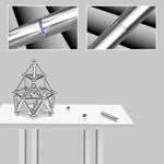 Magnetisches Bau-Set mit flexiblen Verbindungsstäben