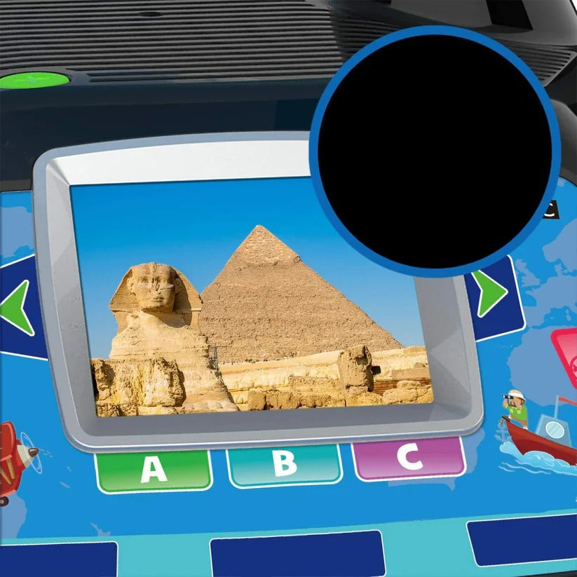 Interaktiver Lernglobus mit LCD-Bildschirm und Stift