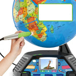 Interaktiver Lernglobus mit LCD-Bildschirm und Stift