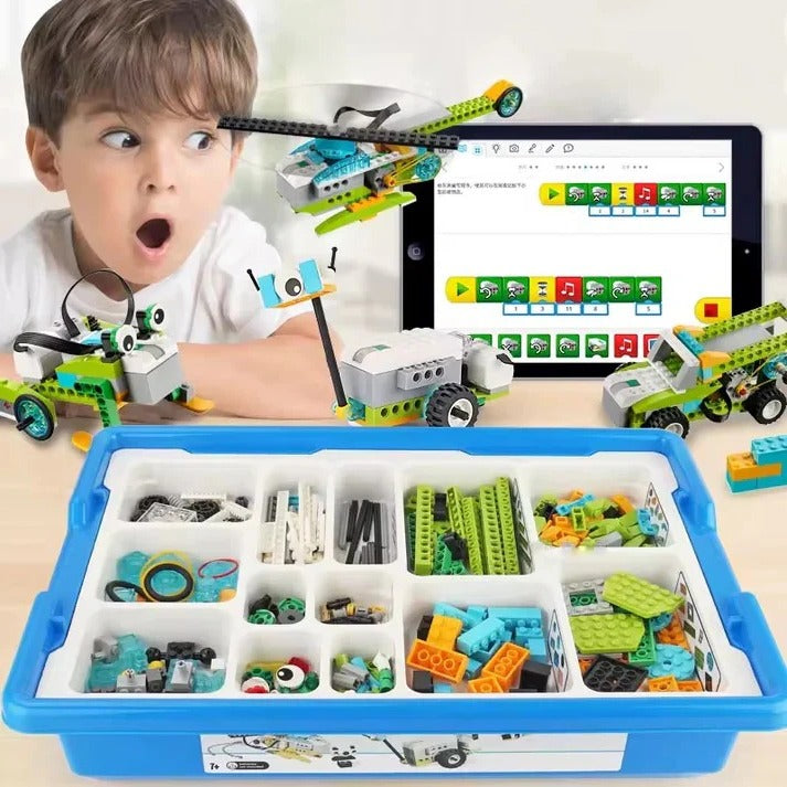 Interaktives Robotik-Bauspielzeug mit Programmierbarem Steuerungshub