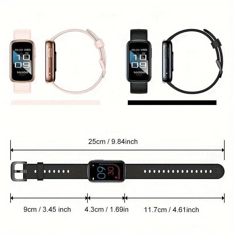 Wasserdichte Fitness-Smartwatch mit Magnetladung für aktive Nutzer
