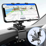 Verstellbarer Auto-Handyhalter mit sicherem Halteclip