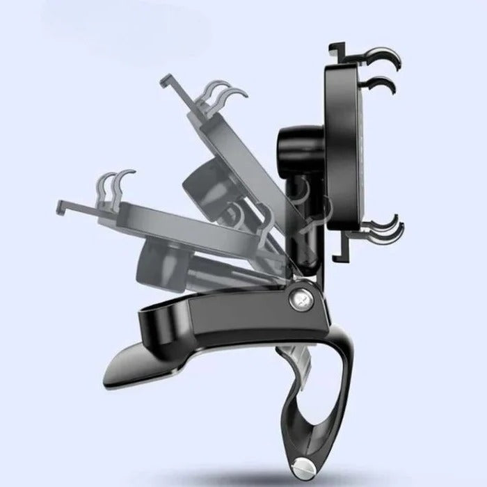 Verstellbarer Auto-Handyhalter mit sicherem Halteclip