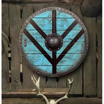 Runder Holzschild im Mittelalter-Stil mit Einzigartigem Design
