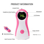 Tragbarer Fetal-Doppler mit LCD-Anzeige und Kopfhöreranschluss