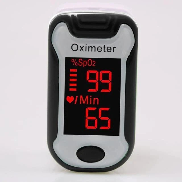 Präziser Fingerpulsoximeter mit LED-Anzeige für Zuhause