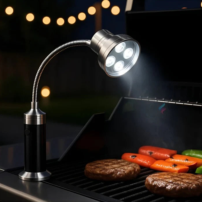 Magnetische Grillbeleuchtung mit LED für nächtliches BBQ